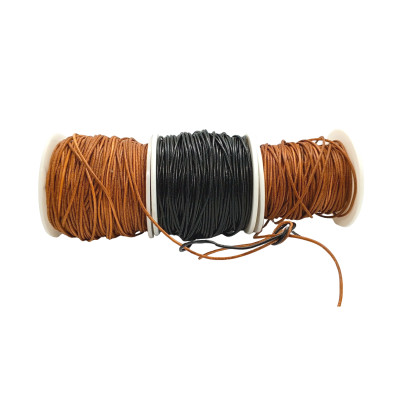 Genuine cowhide strap, round diameter 1.5 mm