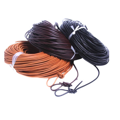 Strap diameter 2.5 mm from genuine cowhide round