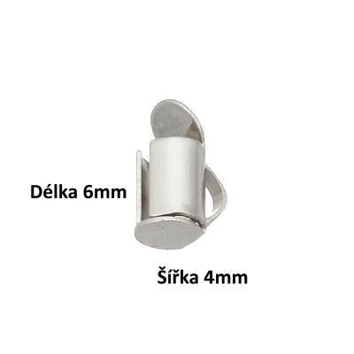 End cap for ball chains, surgical steel