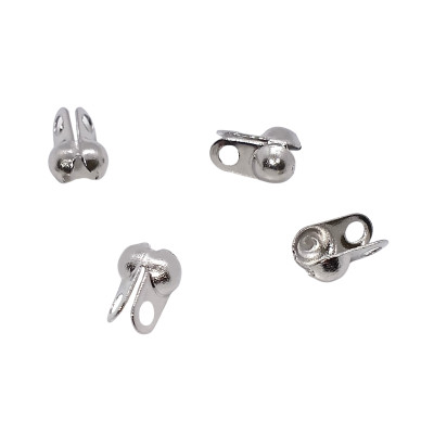 Large skull, side opening, gold galvanization, surgical steel