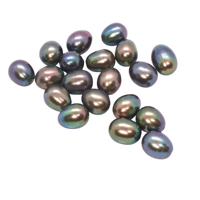 Natural freshwater pearl 5-5,5mm drop 1pc