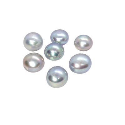 Pearl freshwater drilled gray 7,5-8mm