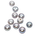 Perla sladkovodní šedá přírodní 6 - 6,5mm polovrtaná
