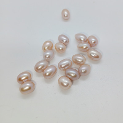 Natural freshwater pearl 7 - 7,5mm drop