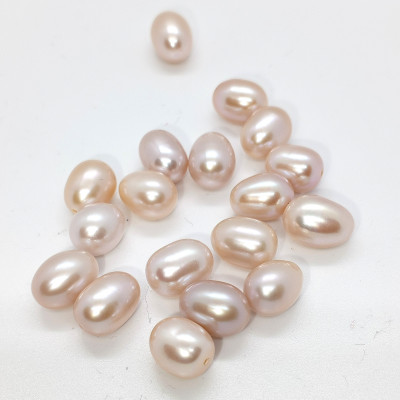 Natural freshwater pearl 7 - 7,5mm drop