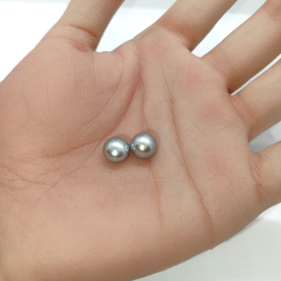 Perla sladkovodní přírodní šedá s kovovým leskem 8 -8,5mm