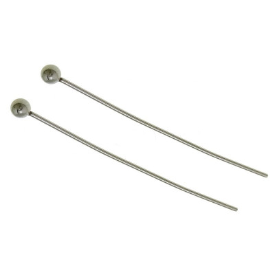 Stainless steel headpins 40mm