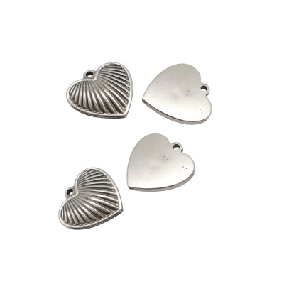 Heart pendant stainless steel 304