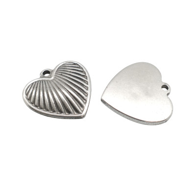 Heart pendant stainless steel 304