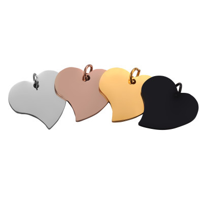 Heart pendant stainless steel 304