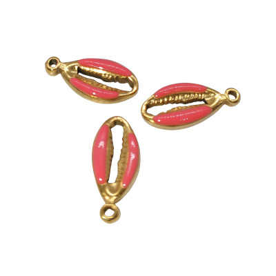 Shell pendant stainless steel 304 gold plating