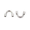 Surgical steel nylon cable guide