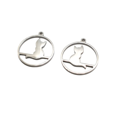 Přívěsek sedící koťátko chirurgická ocel