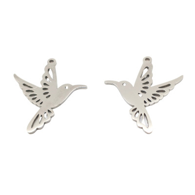 Pendant flying bird surgical steel