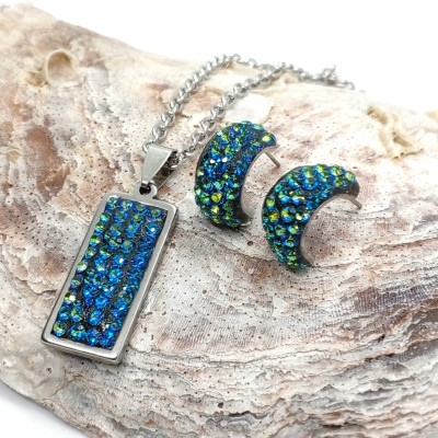 Sada šperků se šatony Preciosa