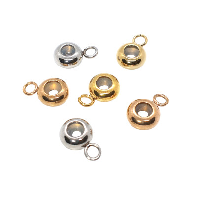 Korálek hladký stoper s očkem 8mm průvlek 2,5mm