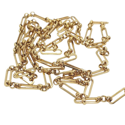 Paperclip Chain with Connector Links – 304 Stainless Steel