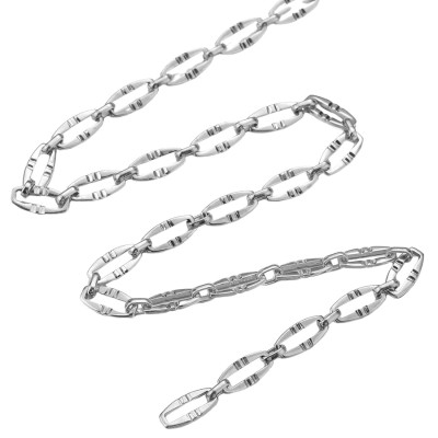 Massive combined chain link surgical steel two variants