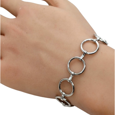 Fine chain with oval eyelets surgical steel