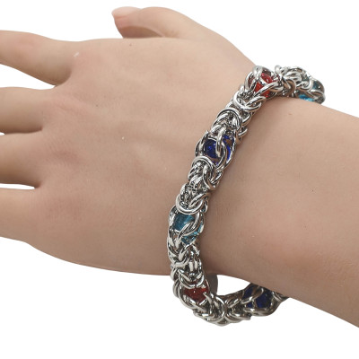 Fine chain with oval eyelets surgical steel