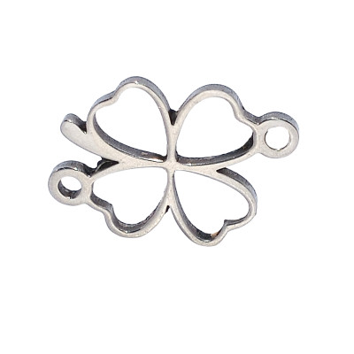 Four leaf connector surgical steel