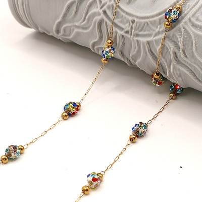 Fine chain with oval eyelets surgical steel