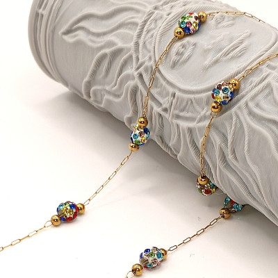 Fine chain with oval eyelets surgical steel