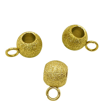 Korálek s očkem 6mm z chirurgické oceli diamantová úprava