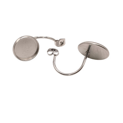 Double nozzle with surgical steel straps