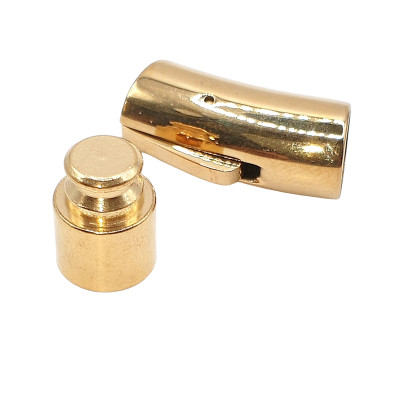 Bayonet fastening with 8mm thread made of surgical steel