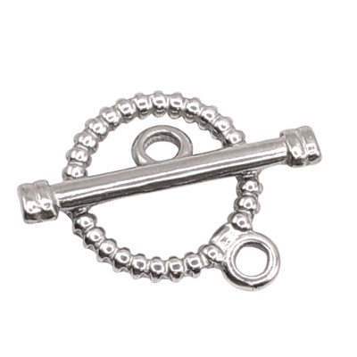 Steel Toggle Clasps Heart and Arrow