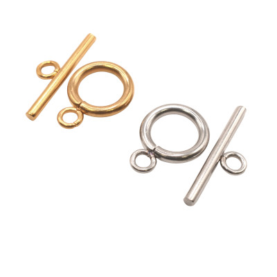 Steel Toggle Clasps Heart and Arrow