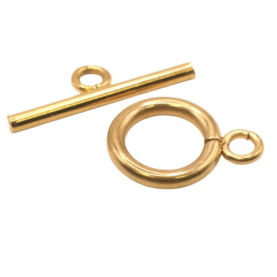 Steel Toggle Clasps Heart and Arrow