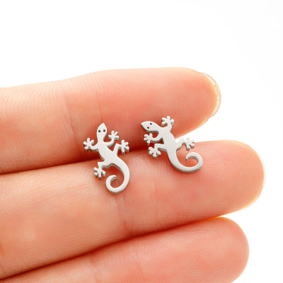 Mechanical earrings made of surgical steel