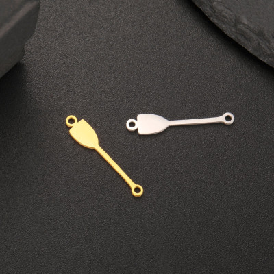 copy of Connector three connected hearts stainless steel 304