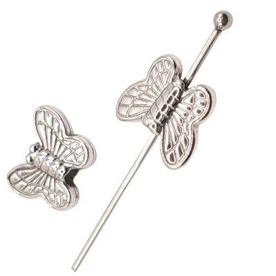 Korálek motýlek chirurgická ocel