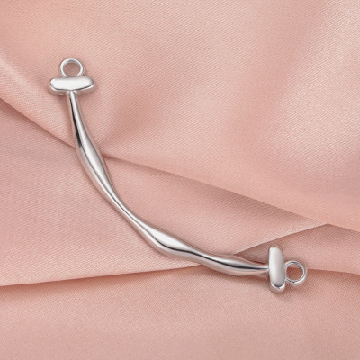 copy of Connector three connected hearts stainless steel 304