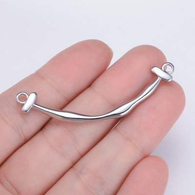 copy of Connector three connected hearts stainless steel 304