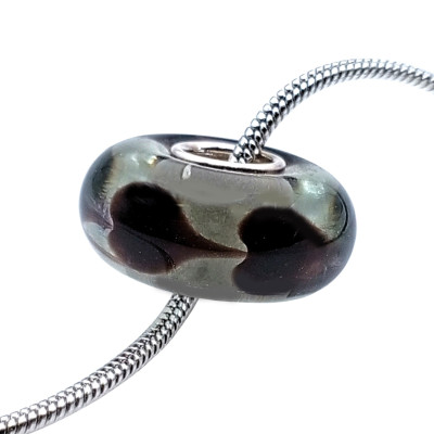 Murano bead gray, case AG 925