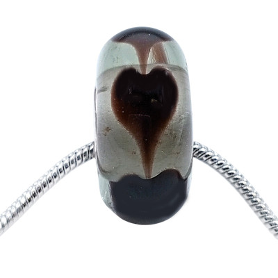 Murano bead gray, case AG 925