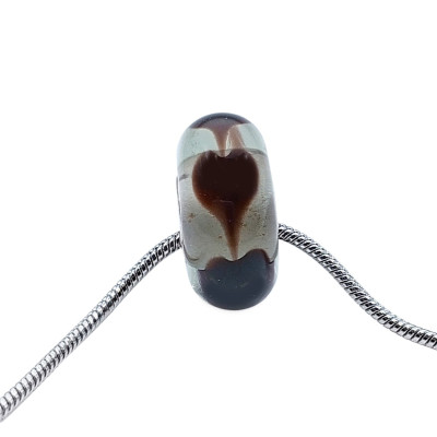 Murano bead gray, case AG 925