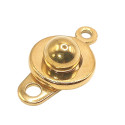 Steel Snap Clasps Flat Round