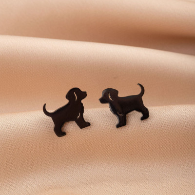 Mechanical earrings made of surgical steel