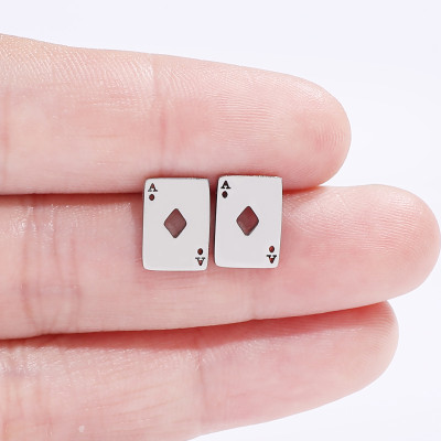 Mechanical earrings made of surgical steel