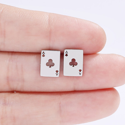 Mechanical earrings made of surgical steel