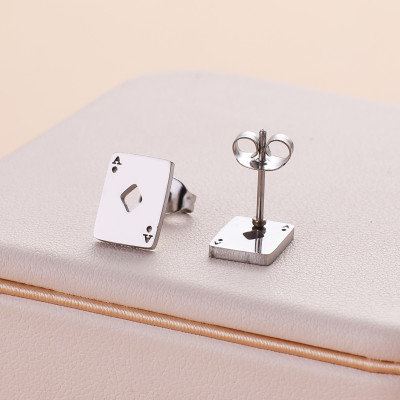 Mechanical earrings made of surgical steel