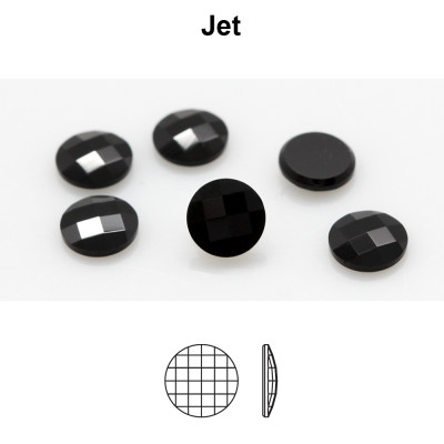 Preciosa Chessboard Circle 10mm Crystal