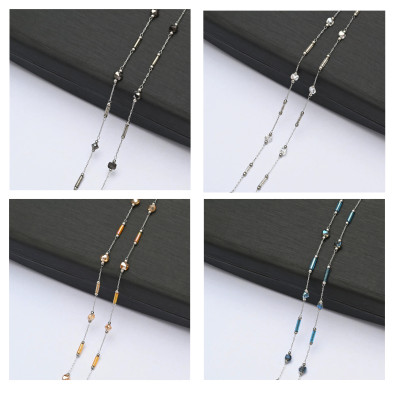 Fine chain with oval eyelets surgical steel