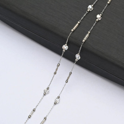 Fine chain with oval eyelets surgical steel