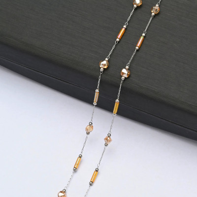 Fine chain with oval eyelets surgical steel